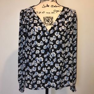 J. Crew Blue Button Down Top